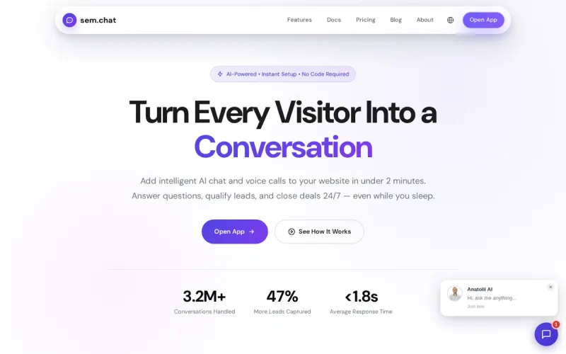 sem.chat website